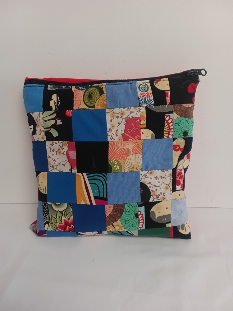 coussin patchwork