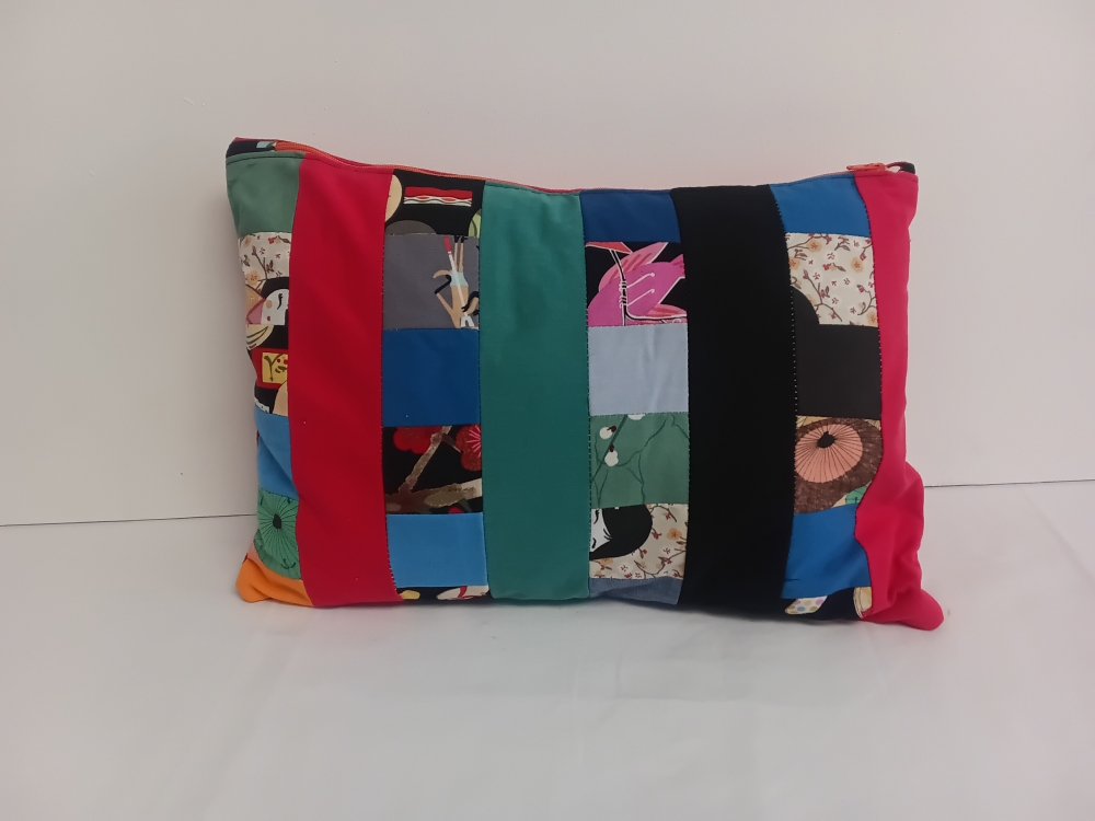 coussin patchwork