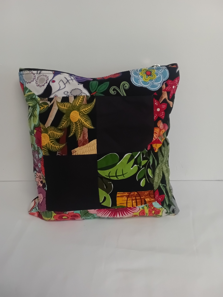 coussin patchwork