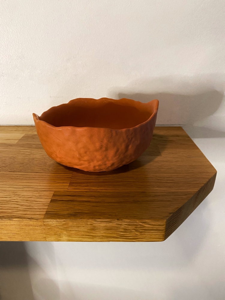 Bol vide poches \"L'exotique\" design irrégulier écoresponsable en Jesmonite