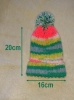 Bonnet pour enfant avec un pompon 