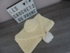 Cocon de naissance au crochet et son bonnet