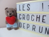 Doudou ourson coeur au crochet