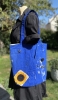 Sac porté épaule en bleu de travail 