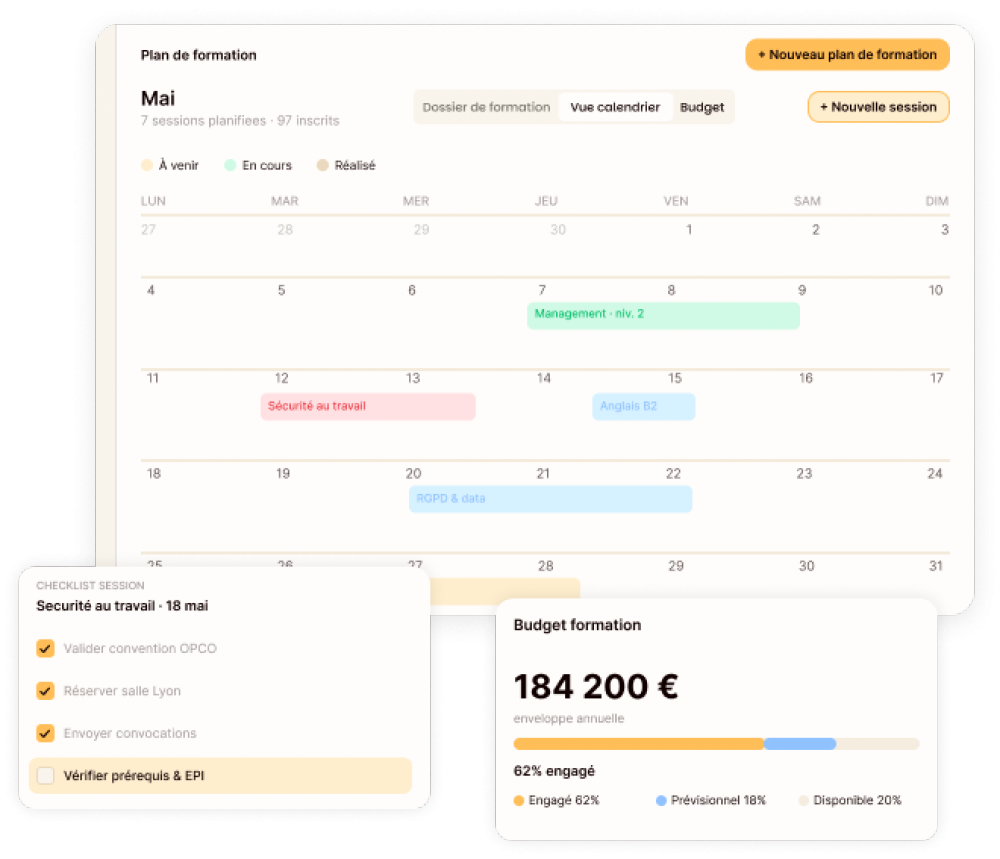 Empowill - Gestion du plan de formation