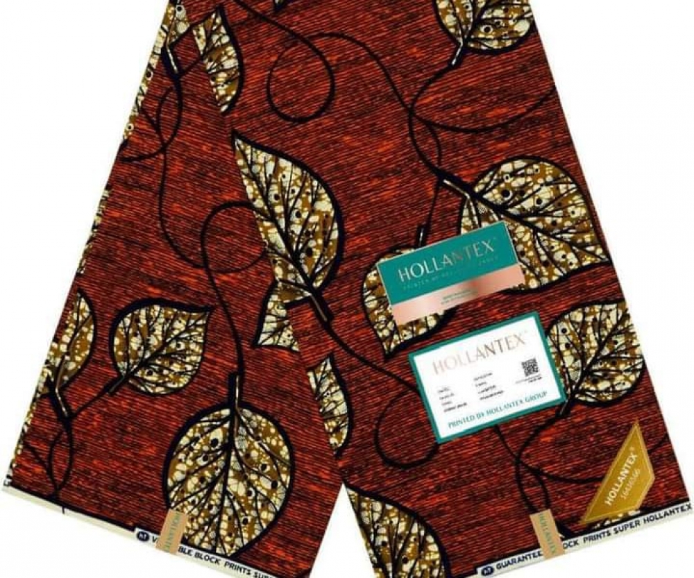 Hollantex Leaf Print Ankara Fabric - 25 pieces