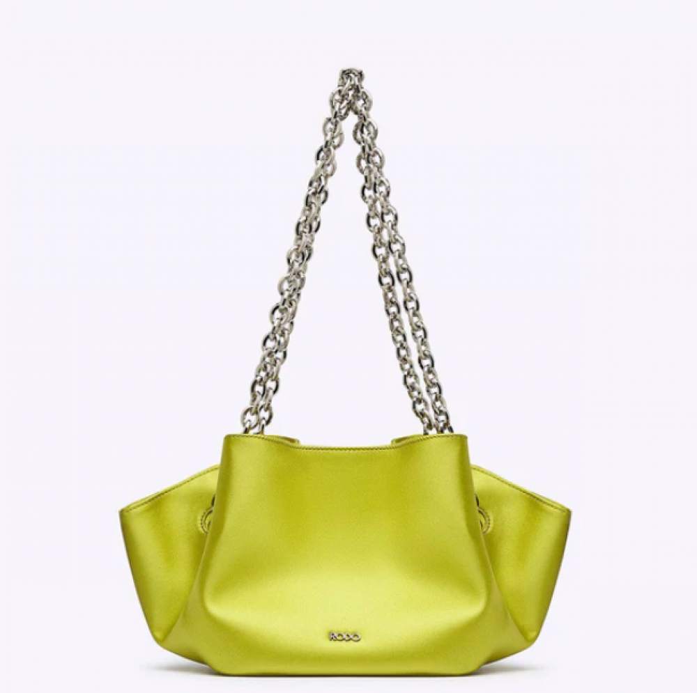 Rodo Small Satin Mini Shoulder Bag