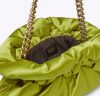 Rodo Lime Small Satin Soft Clutch