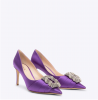  Rodo Satin Pump - Purple