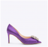  Rodo Satin Pump - Purple