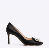 Rodo Satin Pump - Black