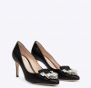 Rodo Satin Pump - Black