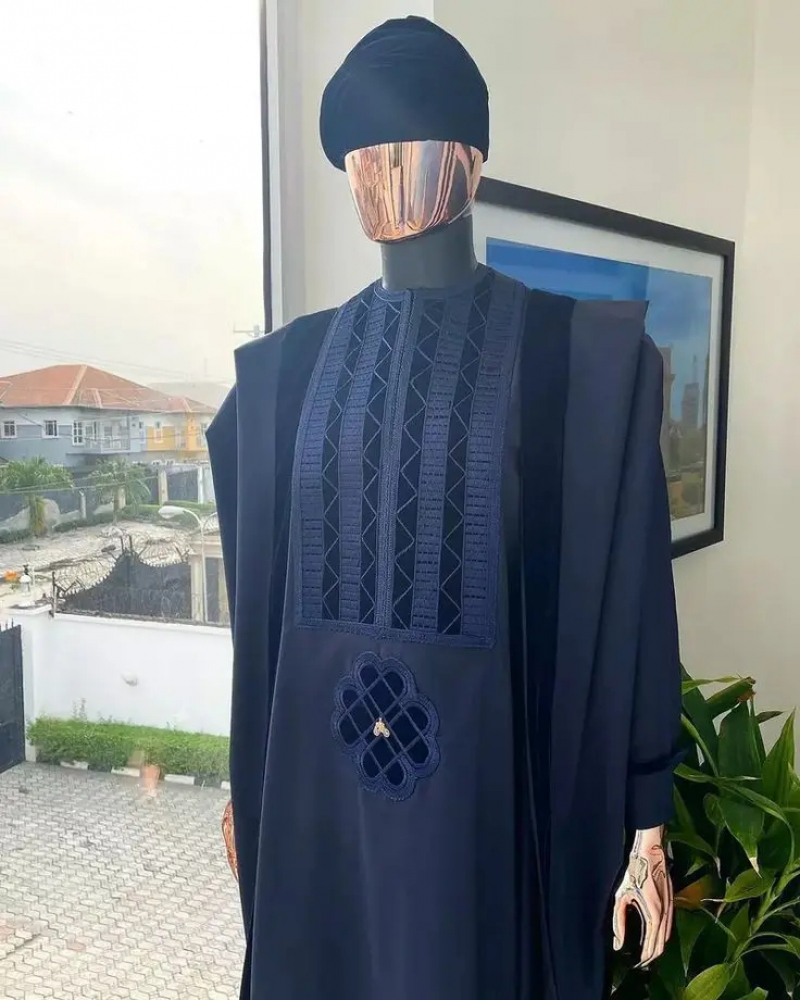 Regal Midnight Agbada