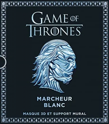 Game Of Thrones: Masque 3D et support mural - Marcheur Blanc