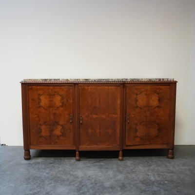 Meuble buffet Style Louis XVI en noyer