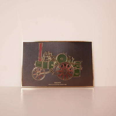 Plaque de collection tram 