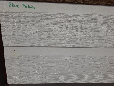 Bardage en bois Kaycan Blanc polaire
