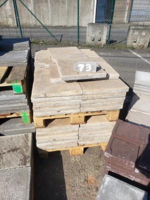 Dalles de béton sable