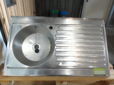 Évier en inox