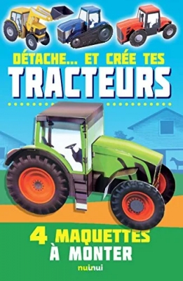 Détache...Et Crée Tes Tracteurs - 4 Maquettes À Monter