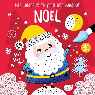 Mes Tableaux en peinture Magique No&euml;l - Avec 1 pinceau (Neuf)