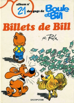 Boule et bill, n° 21 - Billets de bill