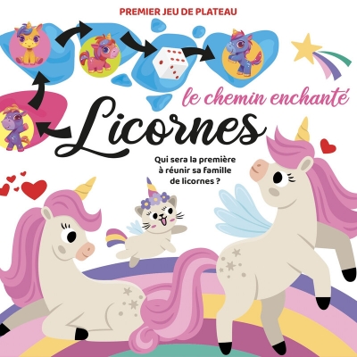 Premier jeu de plateau - Le chemin enchanté Licornes (neuf)