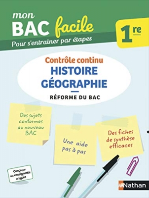 Histoire-Géographie 1re - Mon BAC facile - Enseignement commun Première - Bac 2023