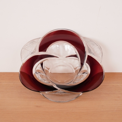 Plateau en cristal