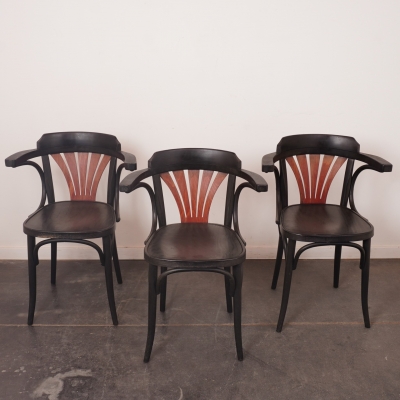 Série de 3 fauteuils 