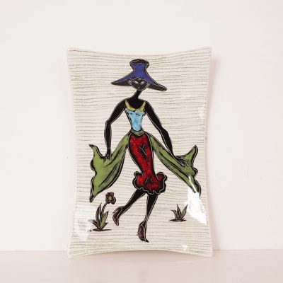 Plat/vide poche en céramique vintage