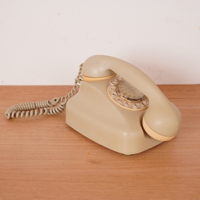 Téléphone Siemens à cadran rotatif vintage