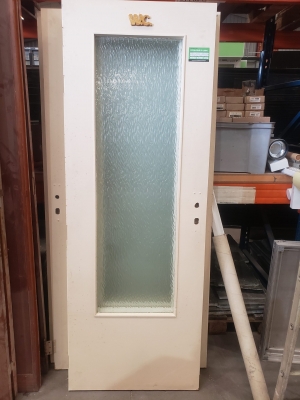 Porte en bois blanche