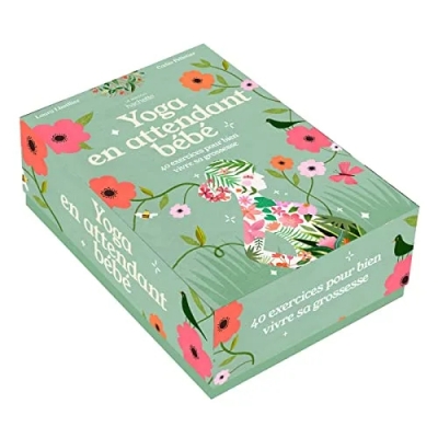 Yoga en attendant bébé - 40 Exercices pour bien vivre sa grossesse (sous blister)
