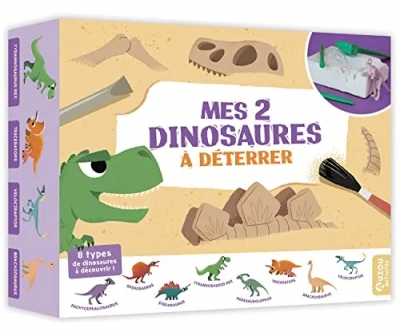 Mes deux dinosaures à déterrer