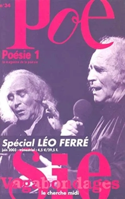 Revue poésie vagabondages - Numéro 34 spécial léo ferré