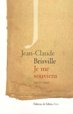 Je me souviens (1925-1945)
