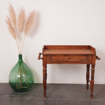 Meuble de toilette en chêne