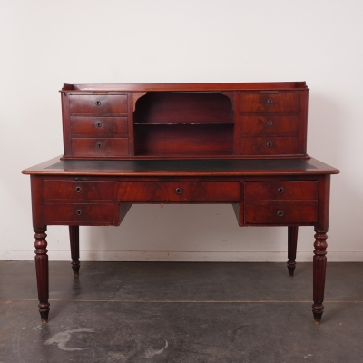 Bureau à gradin en acajou ancien