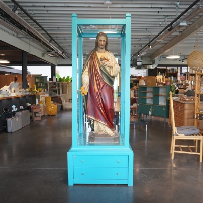 Vitrine bois laqué