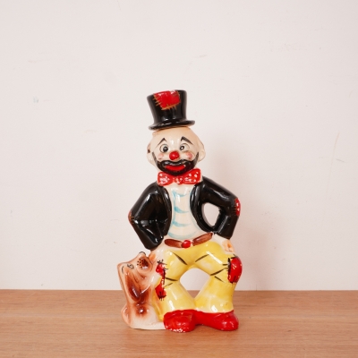 Bouteille porcelaine à liqueur vintage