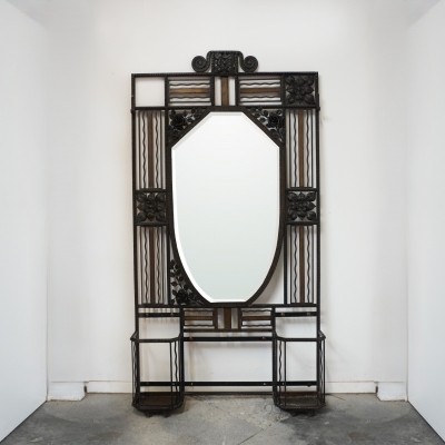 Vestiaire fer forgé Art Déco 1930
