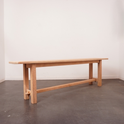 Banc en bois massif aérogommé