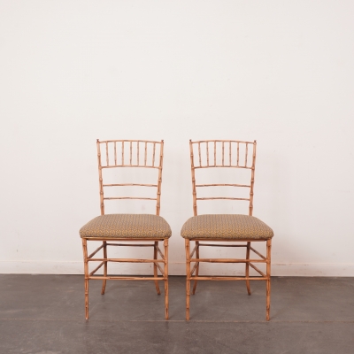 Paire de chaises de