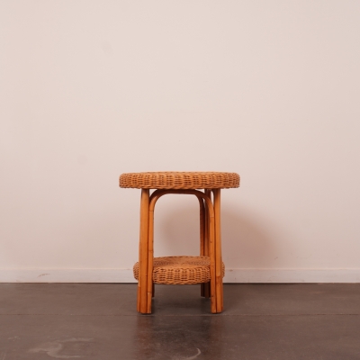 Table basse bambou vintage