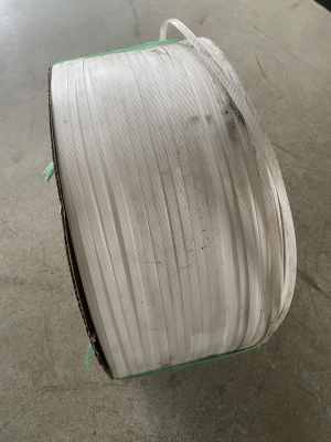 Feuillard plastique pour sangleuse