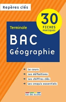 Repères clés : bac Géographie Terminale - 30 Fiches Pratiques