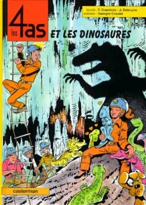 Les 4 as - Tome 35 - Les 4 as et les dinosaures (édition originale)