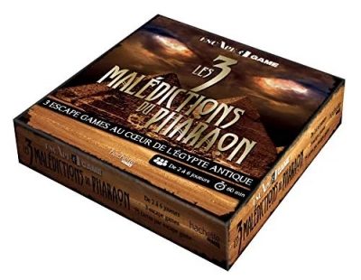 Escape game les 3 malédictions du pharaon (Sous blister)