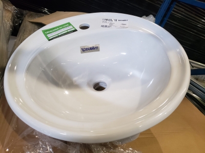 Évier Duravit à encastrer (Manua)